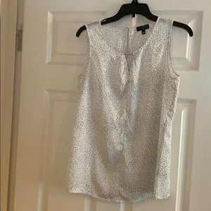 Silky polka dot blouse